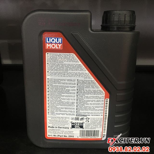 Nhớt liqui moly motorbike synth 4t 5w40 cho exciter 150 - 2