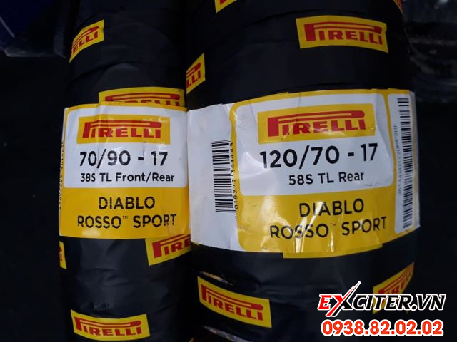 Cách nhận biết vỏ pirelli cho exciter có lắp đúng chiều hay không - 1