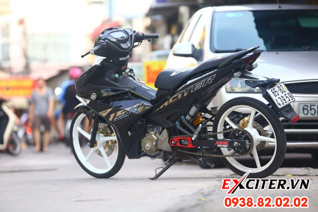 Chiều cao yên Exciter 150 tiêu chuẩn của hãng Yamaha  Yên Xe Phú Quang