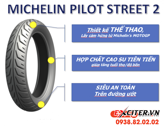 Lốp michelin của nước nào sản xuất exciter thay có tốt không - 4