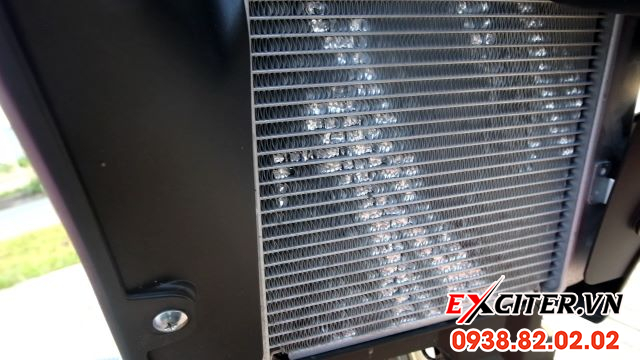 Hiện tượng két nước bị vỡ gẫy làm rò rỉ nước làm mát của các dòng xe  Yamaha Exciter Exciter 150cc FI FZ150i Nouvo Luvias