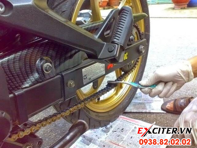 Cách bảo dưỡng sên xe exciter 150 đúng cách bền lâu - 1