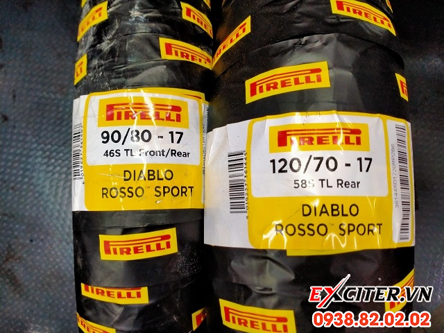 Thay vỏ pirelli cho exciter 155 nên đi thông số nào giá vỏ pirelli giá bao nhiêu - 3