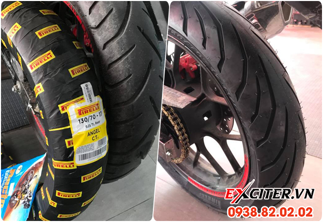 Thay vỏ pirelli cho exciter 155 nên đi thông số nào giá vỏ pirelli giá bao nhiêu - 6