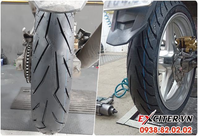 Thay vỏ pirelli cho exciter 155 nên đi thông số nào giá vỏ pirelli giá bao nhiêu - 7