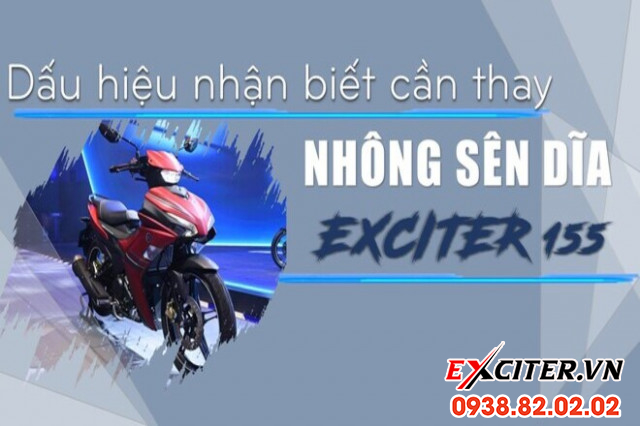 Dấu hiệu nhận biết cần thay nhông sên dĩa mới cho exciter 155 - 1