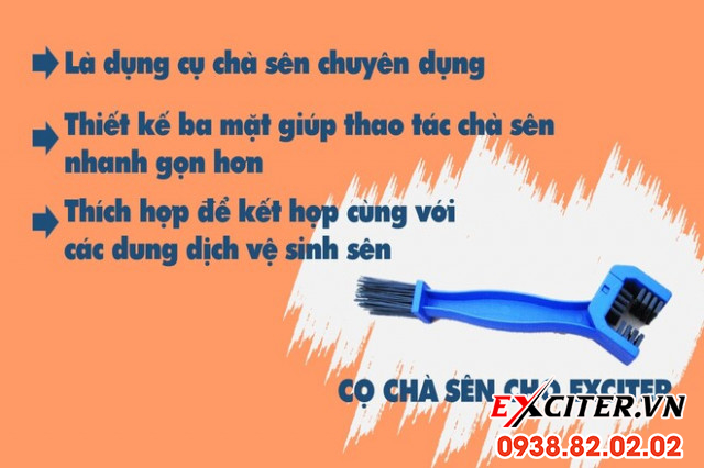 Hướng dẫn vệ sinh sên xe exciter 155 đúng cách - 3