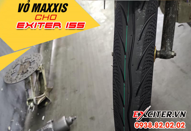Exciter 155 thay vỏ maxxis có được không size nào phù hợp - 4