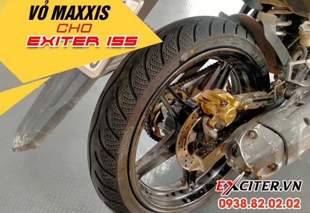 Exciter 155 thay vỏ maxxis có được không size nào phù hợp - 2