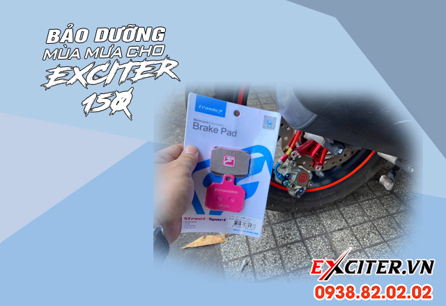 Exciter 150 đi trong mùa mưa cần bảo dưỡng những gì - 3