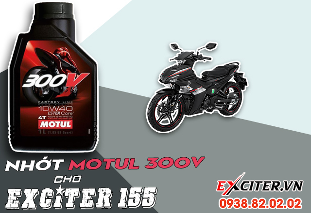 Thay nhơt motul 300v cho exciter 155 chay co tôt không - 1