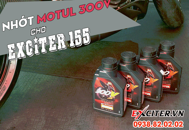 Thay nhơt motul 300v cho exciter 155 chay co tôt không - 4