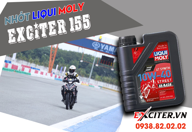 Exciter 155 thay nhơt liqui moly race 10w40 chay đương xa co ôn không - 3