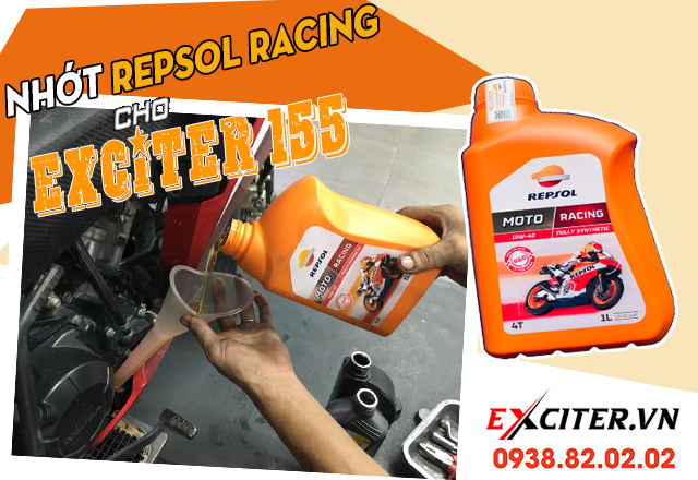 Nhơt repsol racing thay cho exciter 155 đi co bôc không - 4