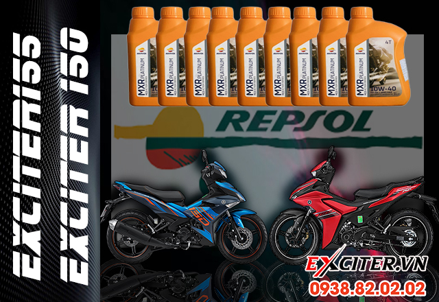 Nhơt repsol mxr 10w40 có tốt không exciter 155 -150 đi có phù hợp không - 1