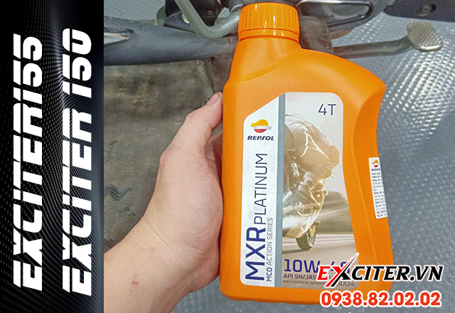 Nhơt repsol mxr 10w40 có tốt không exciter 155 -150 đi có phù hợp không - 3