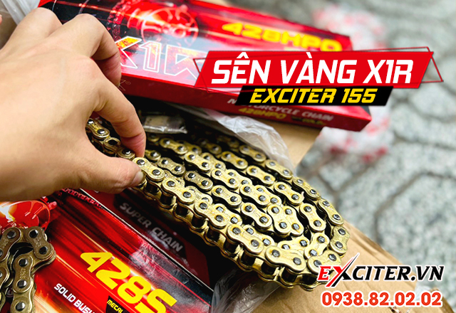 Sên vàng x1r có tốt không exciter 155 thay có phù hợp - 2