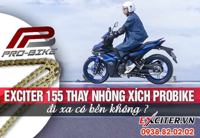 Exciter 155 thay nhông xích probike đi xa có bền không - 1