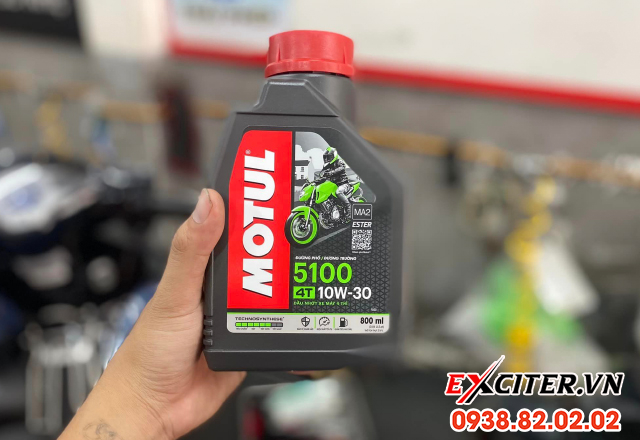 Exciter 155 thay nhớt motul 5100 10w30 đi xa có phù hợp không - 4