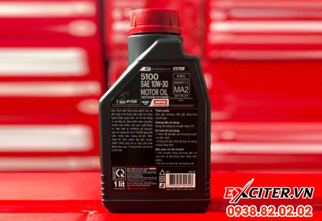 Exciter 155 thay nhớt motul 5100 10w30 đi xa có phù hợp không - 3