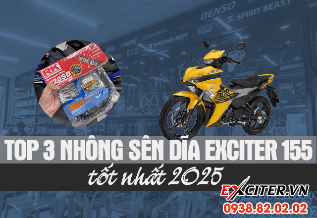 Top 3 loại nhông sên dĩa cho exciter 155 tốt nhất 2025 - 1