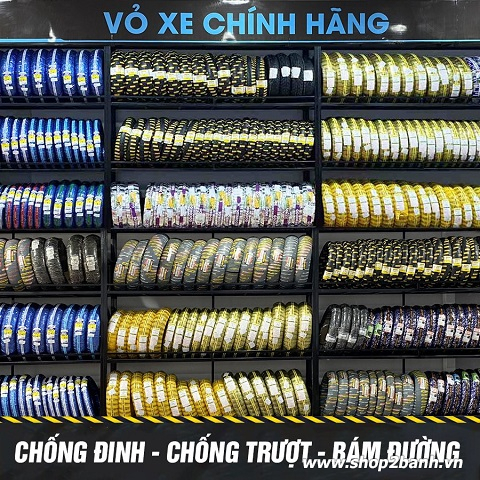 Vỏ xe deli sb 170 power storm xp 9080-17 cho xe exciter - 3