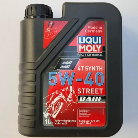 Nhớt Liqui Moly Motorbike Synth 4T 5W40 cho Exciter 150