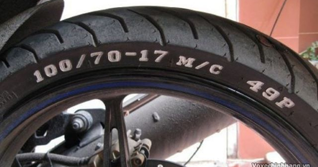 Cách đọc thông số lốp xe máy để lựa chọn phù hợp