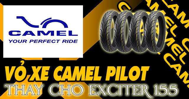 Thay vỏ Camel Pilot cho Exciter 155 có bám đường đi mưa tốt không?