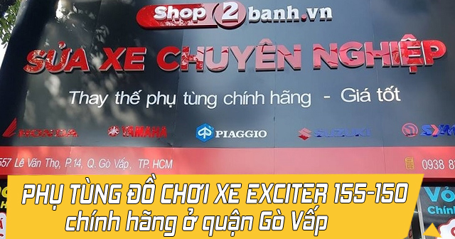 Phụ tùng Đồ chơi xe Exciter 155 - 150 chính hãng ở Quận Gò Vấp