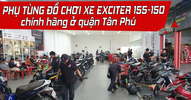 Phụ tùng Đồ chơi xe Exciter 155 - 150 chính hãng ở Quận Tân Phú