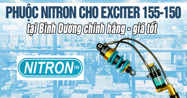 Phuộc Nitron cho Exciter 155-150 tại Bình Dương chất lượng chính hãng giá tốt