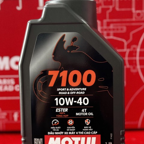 Nhớt Motul 7100 10W40 1L cho Exciter