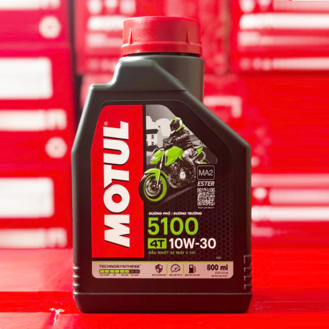 Nhớt Motul 5100 4T 10W30 0.8L cho Exciter