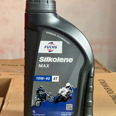 Nhớt Fuchs Silkolene Max 10W40 4T 1L cho Exciter các đời