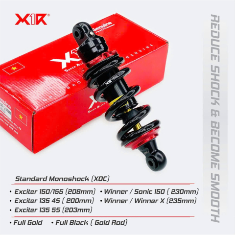 Phuộc X1R Standard cho Exciter 135 4S chính hãng