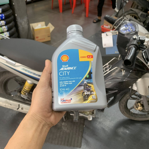 Nhớt Shell Advance City 10W40 0,8L cho xe Exciter