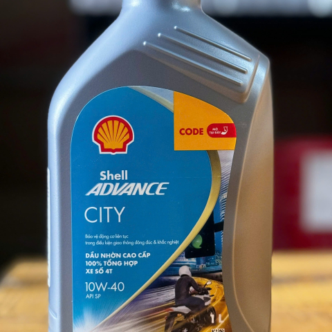 Nhớt Shell Advance City 10W40 1L cho xe Exciter
